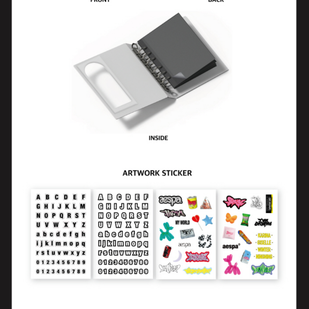 AESPA - MEMORY COLLECT BOOK - MY WORLD (4 VERSIONS)