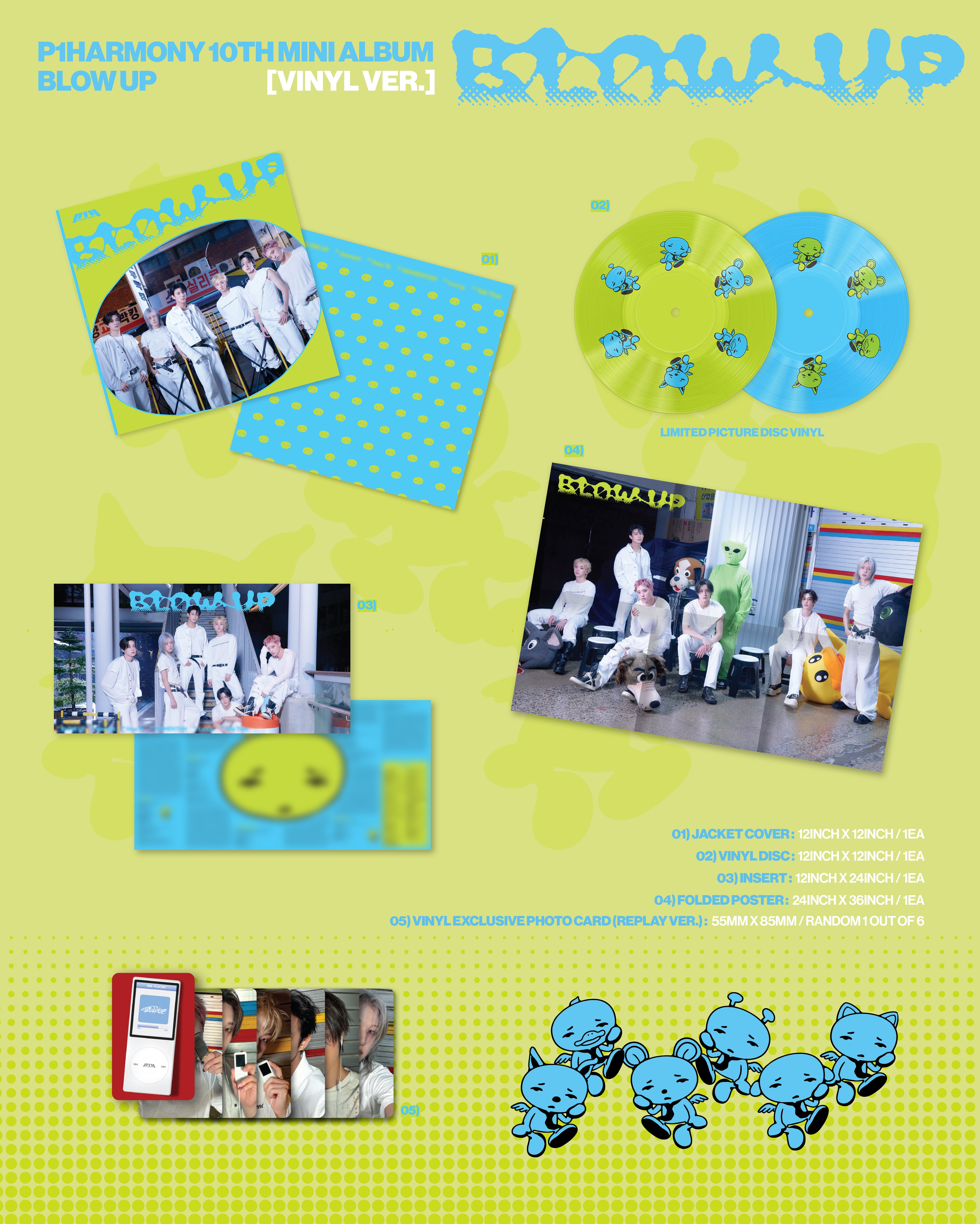 (PRE-ORDER) [hello82] [82EVENT EXCLUSIVE] P1HARMONY - BLOW UP (VINYL) - LightUpK