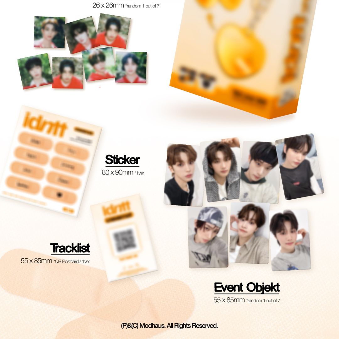 IDNTT - MINI ALBUM [UNEVERMET] (HURT HEART VER.) - LightUpK