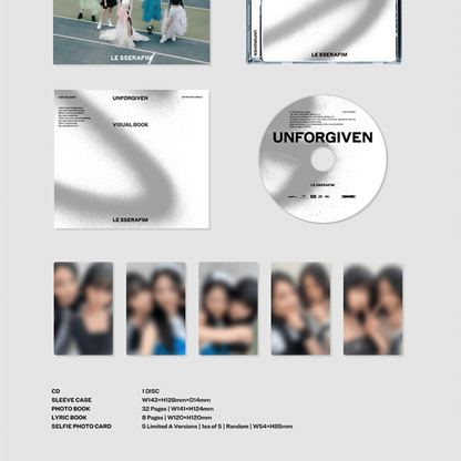 LE SSERAFIM - UNFORGIVEN [LIMITED-A/PHOTOBOOK] JAPANESE ALBUM