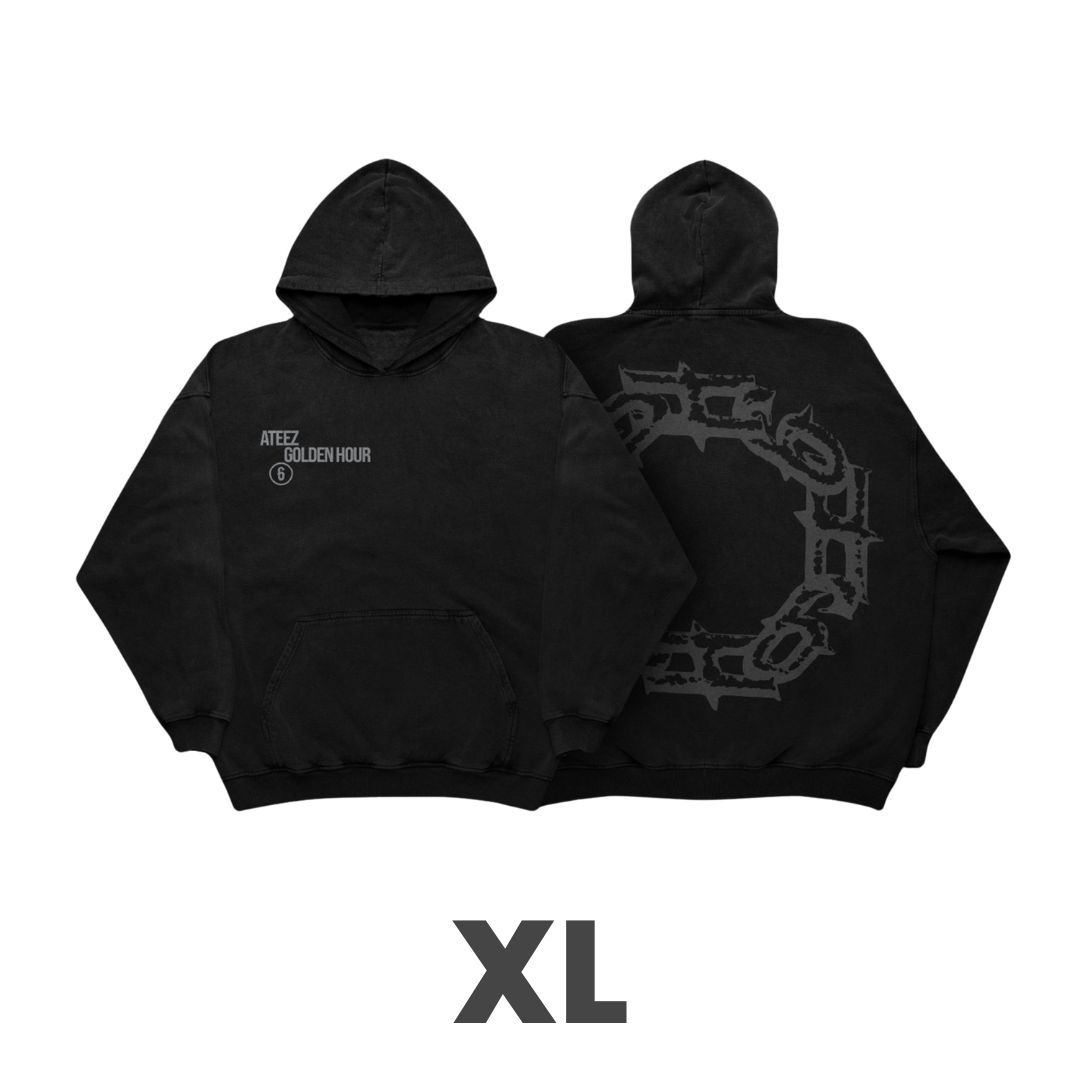 (PRE-ORDER) [hello82] ATEEZ - GOLDEN HOUR : Part.6 Merch - HOODIE (3 SIZES) - LightUpK