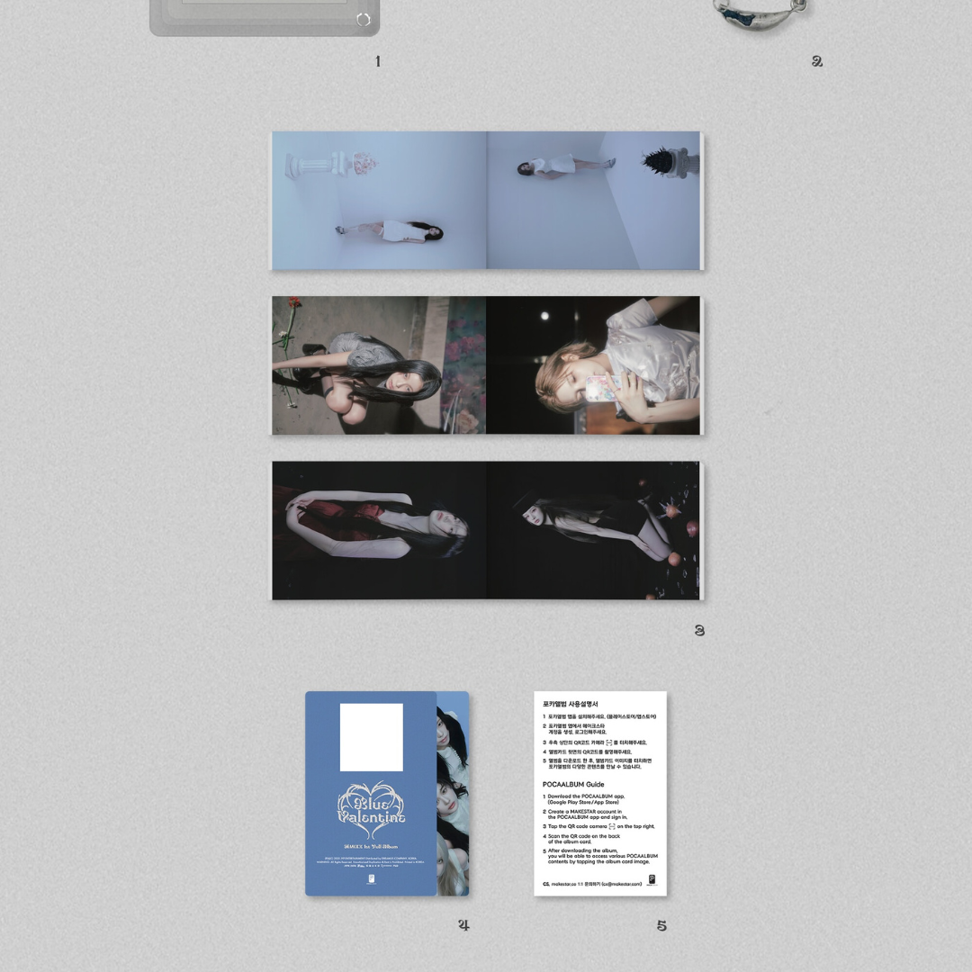 (PRE-ORDER) NMIXX - BLUE VALENTINE (LOVE TOKEN VER.) - LightUpK