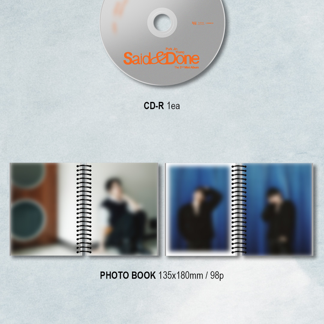 (PRE-ORDER) PARK JINYOUNG - 2ND MINI ALBUM [SAID & DONE] (ARCHIVE VER.) - LightUpK