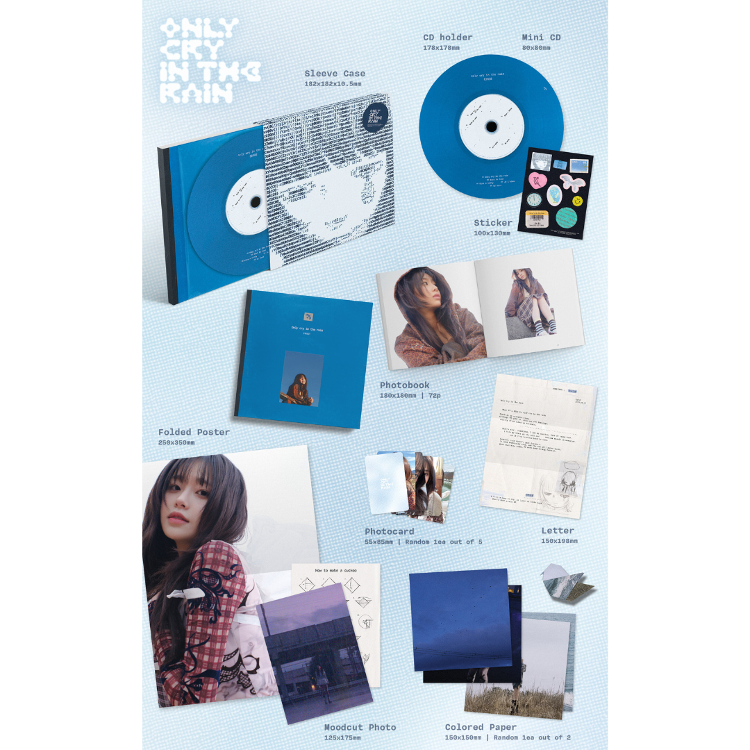 CHUU - 3RD MINI ALBUM [ONLY CRY IN THE RAIN] (2 VERSIONS) - LightUpK