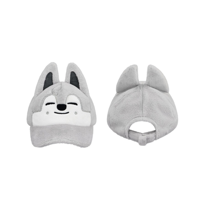 (PRE-ORDER) STRAY KIDS - SKZOO PLUSH CAP - STAY IN OUR LITTLE HOUSE (8 VERSIONS) - LightUpK
