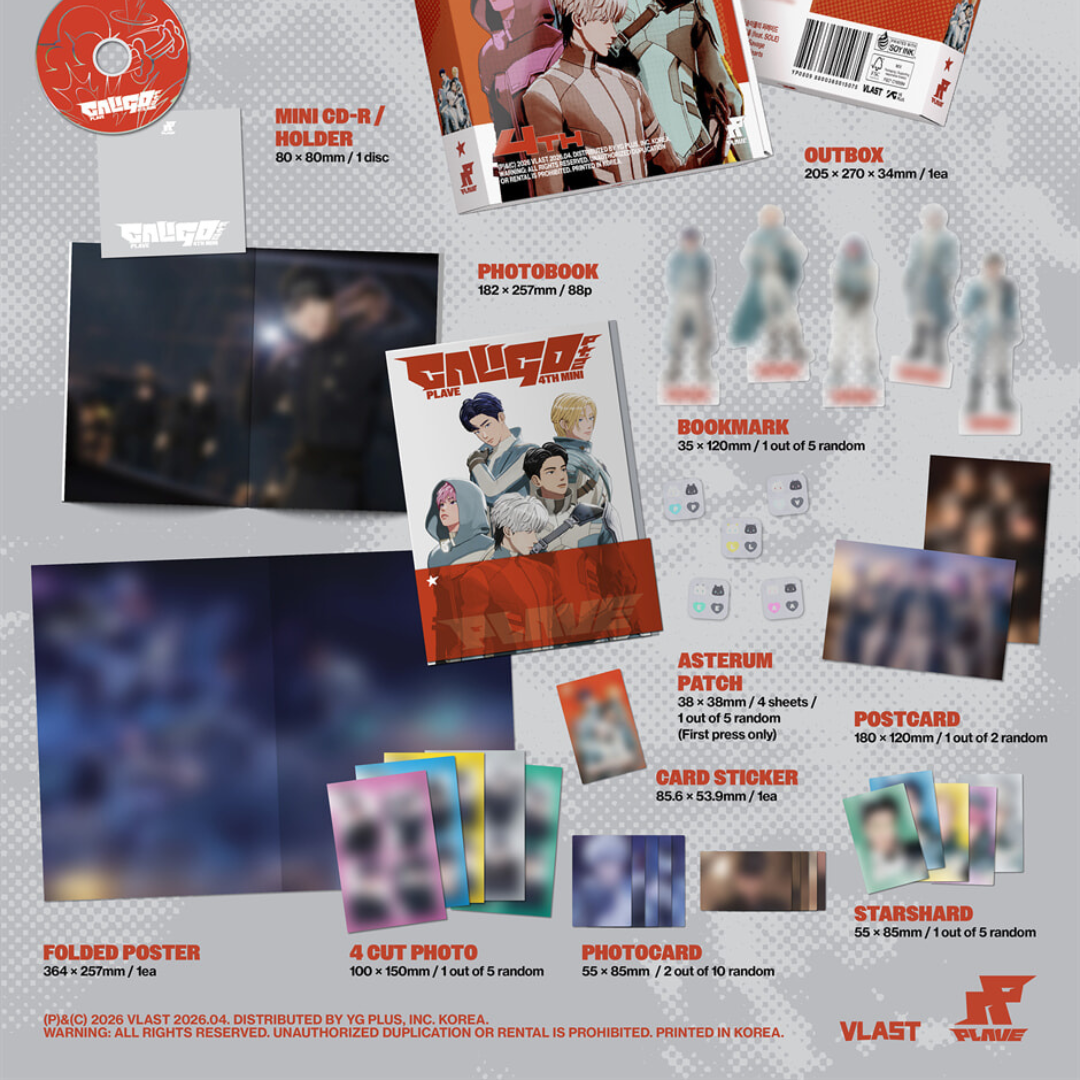 (PRE-ORDER) PLAVE - 4TH MINI ALBUM [CALIGO PT.2] PHOTOBOOK VER. - LightUpK