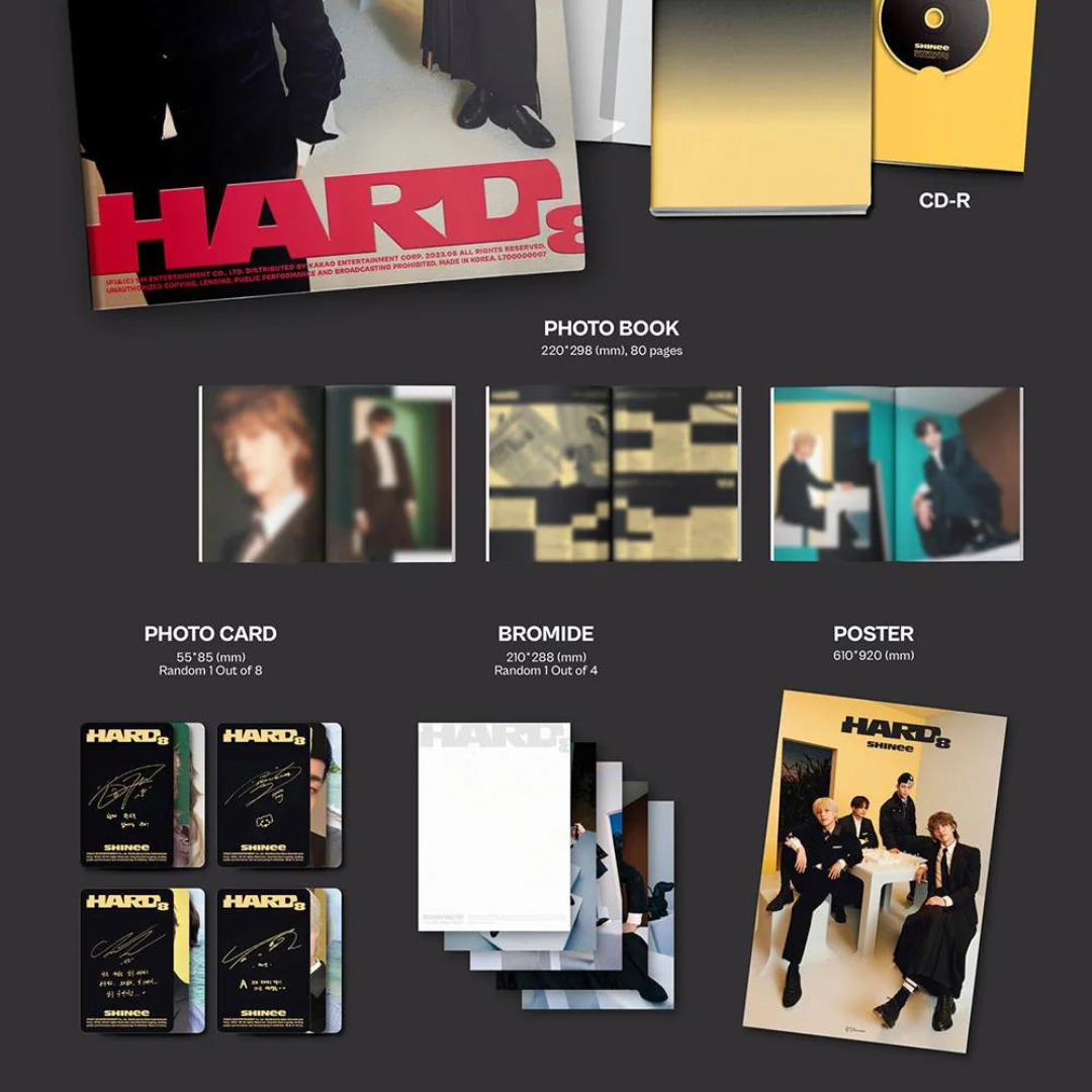 SHINEE - VOL.8 [HARD] (PHOTO BOOK VER.) (3 VERSIONS)