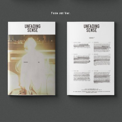 YESUNG - 5ÈME MINI ALBUM [UNFADING SENSE] (LIVRE PHOTO VER.) (2 VERSIONS)