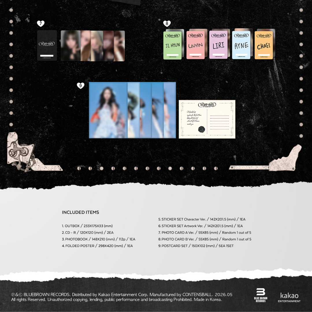 (PRE-ORDER) HEART OF WOMAN - THE 1ST ALBUM [HEART BYTE : LEGACY] GOLDEN ERA VER. - LightUpK