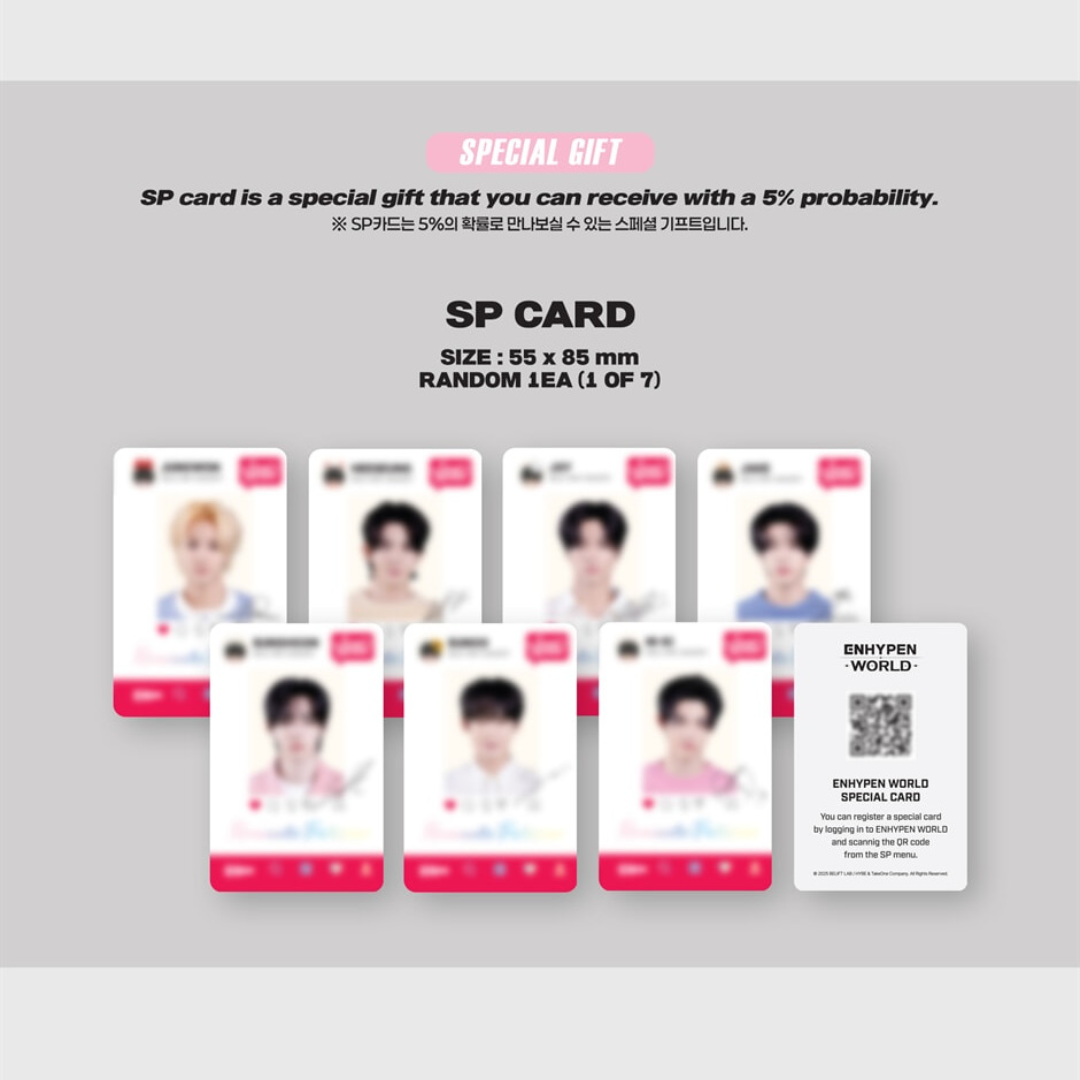 (PRE-ORDER) ENHYPEN - WORLD COUPON CARD COLLECTION (2 VERSIONS)