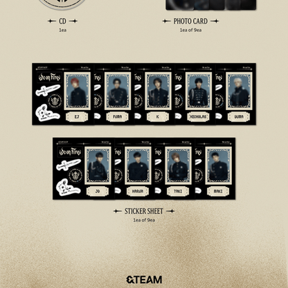 (PRE-ORDER) &TEAM - 3RD EP [WE ON FIRE] STANDARD EDITION - LightUpK