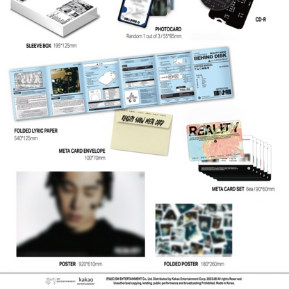 U-KNOW YOONHO - REALITY SHOW (3ÈME MINI ALBUM) (DERRIERE DISK VER.)(PREMIÈRE ÉDITION LIMITÉE)