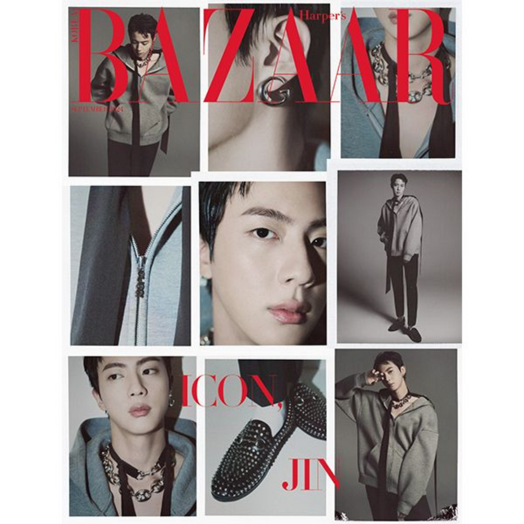 BAZAAR 2024. 9 (COVER : BTS JIN) (3 VERSIONS)