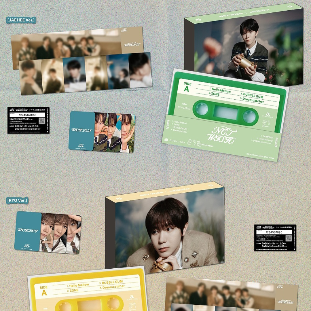 (PRE-ORDER) NCT WISH - [WISHLIST] WISH FOR U (TAPE VER.) (6 VERSIONS) - LightUpK