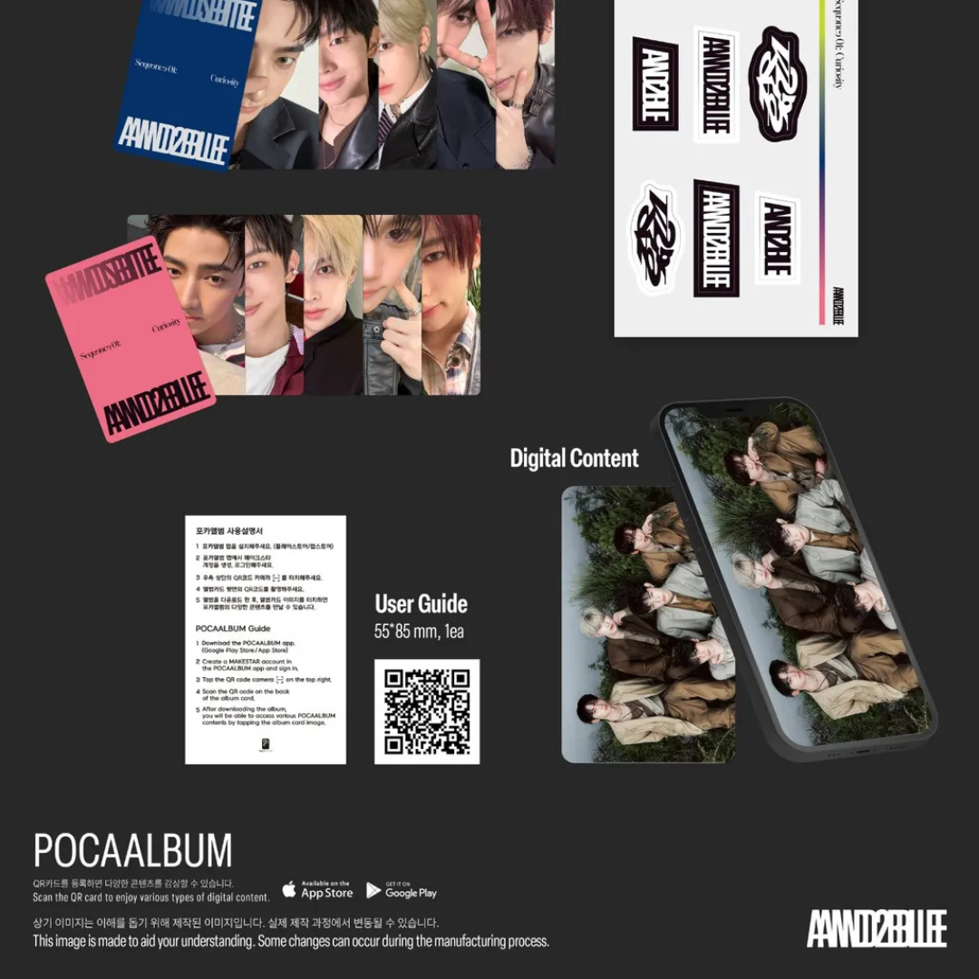 (PRE-ORDER) AND2BLE -1ST MINI ALBUM [SEQUENCE 01: CURIOSITY] (POCAALBUM VER.)