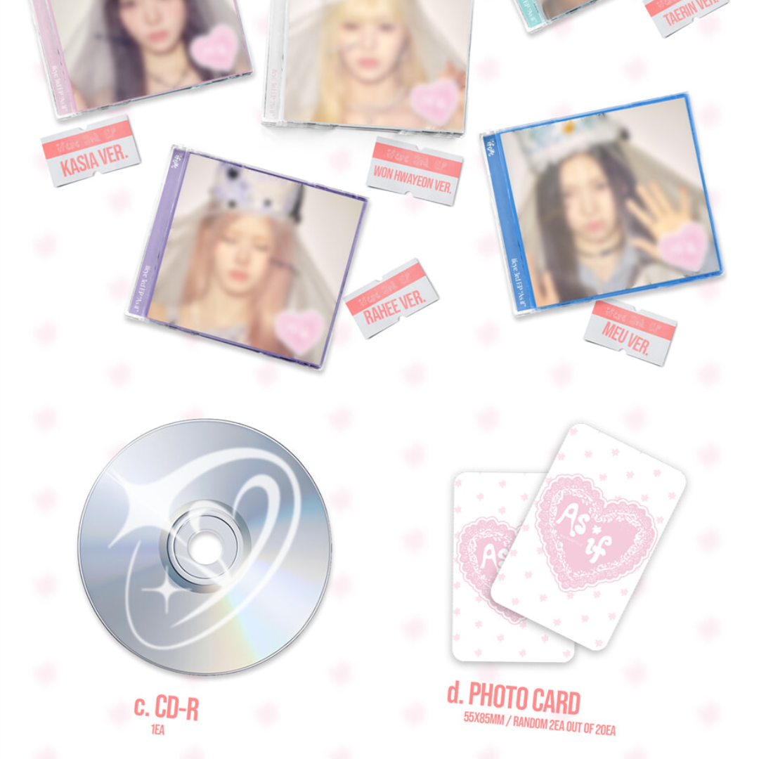 (PRE-ORDER) IFEYE - 3RD EP [AS IF] (JEWEL VER.) (6 VERSIONS) - LightUpK