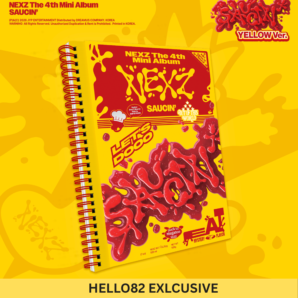 (PRE-ORDER) [hello82] [hello82 EXCLUSIVE] NEXZ - 4TH MINI ALBUM [SAUCIN'] (2 VERSIONS)