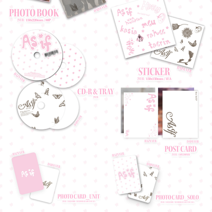 (PRE-ORDER) IFEYE - 3RD EP [AS IF] (PHOTOBOOK VER.) (2 VERSIONS) RANDOM - LightUpK
