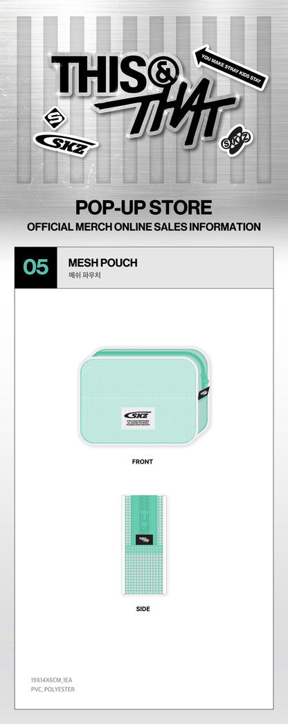 (PRE-ORDER) STRAY KIDS - MESH POUCH - THIS & THAT MD