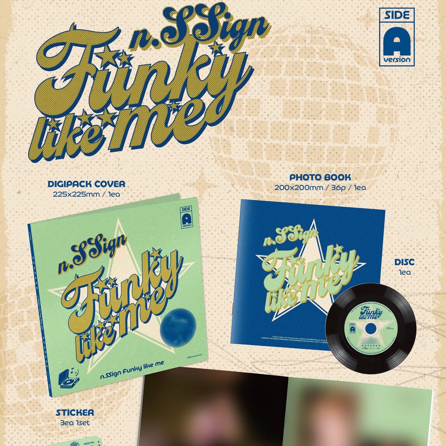 (PRE-ORDER) N.SSIGN - FUNKY LIKE ME (2 VERSIONS) RANDOM