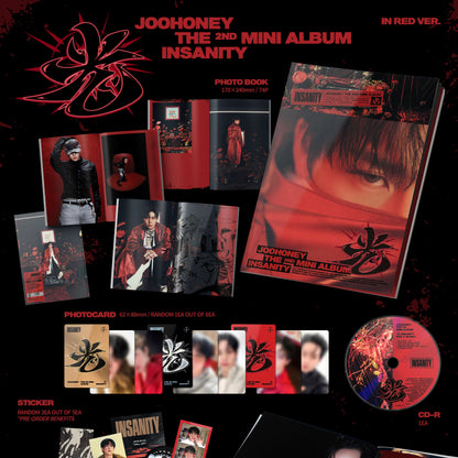 JOOHONEY - 2ND MINI ALBUM [光 (INSANITY)] (3 VERSIONS) - LightUpK