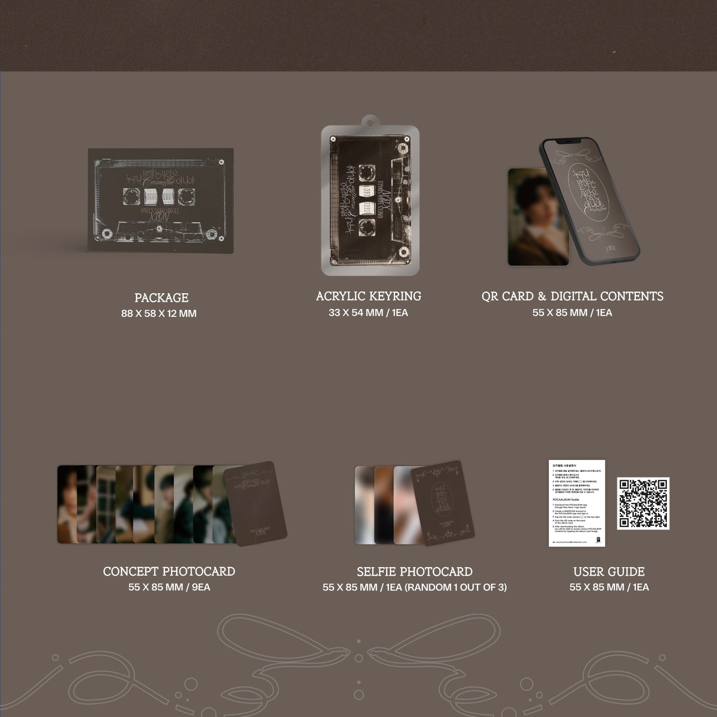 (PRE-ORDER) XION (ONEUS) - SOLO SINGLE [IT'S NOT THE KIND OF LOVE EVERYONE TALKS ABOUT (CAMELLIA)]] (POCAALBUM) - LightUpK