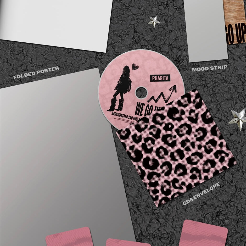 (PRE-ORDER) BABYMONSTER - WE GO UP (PATTERN VER.) (6 VERSIONS) - LightUpK