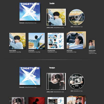 TOMORROW X TOGETHER (TXT) - THE STAR CHAPTER: TOGETHER (SOLO TRACK VER.) (5 VERSIONS) RANDOM - LightUpK