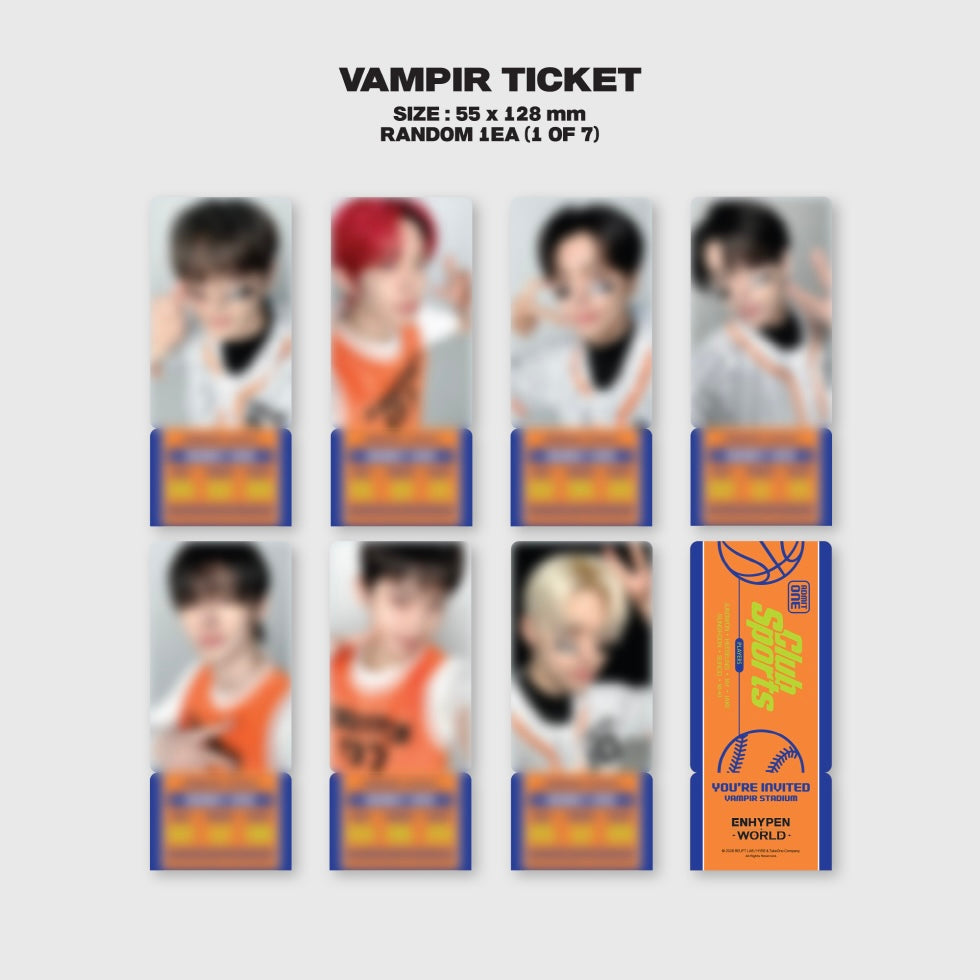 (PRE-ORDER) ENHYPEN - WORLD COUPON CARD COLLECTION (CLUB SPORTS SPECIAL VER.) - LightUpK