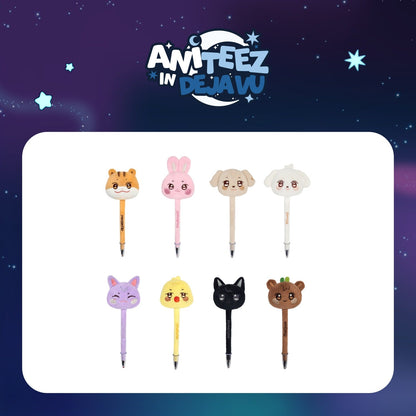 (PRE-ORDER) ATEEZ X ANITEEZ POP-UP [ANITEEZ IN DEJAVU] MD - PLUSH BALL PEN (8 VERSIONS)