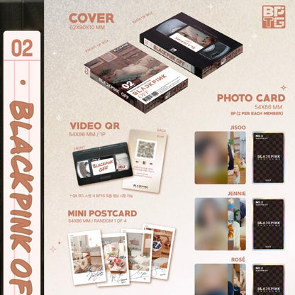 BLACKPINK - CARTES À ÉCHANGER DE LA COLLECTION DE PHOTOCARDS DU JEU (3 VERSIONS)