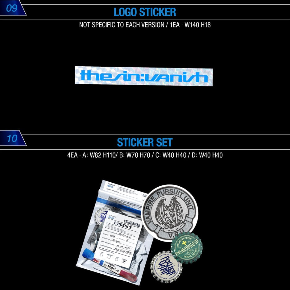 (PRÉCOMMANDE) ENHYPEN - 7E MINI-ALBUM [THE SIN : VANISH] (3 VERSIONS) ALÉATOIRE