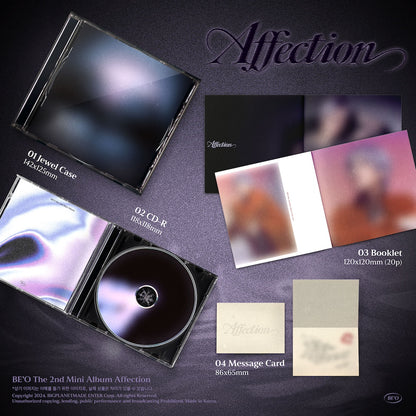 BE'O -LE 2ÈME MINI ALBUM : AFFECTION [JEWEL CASE VER.]