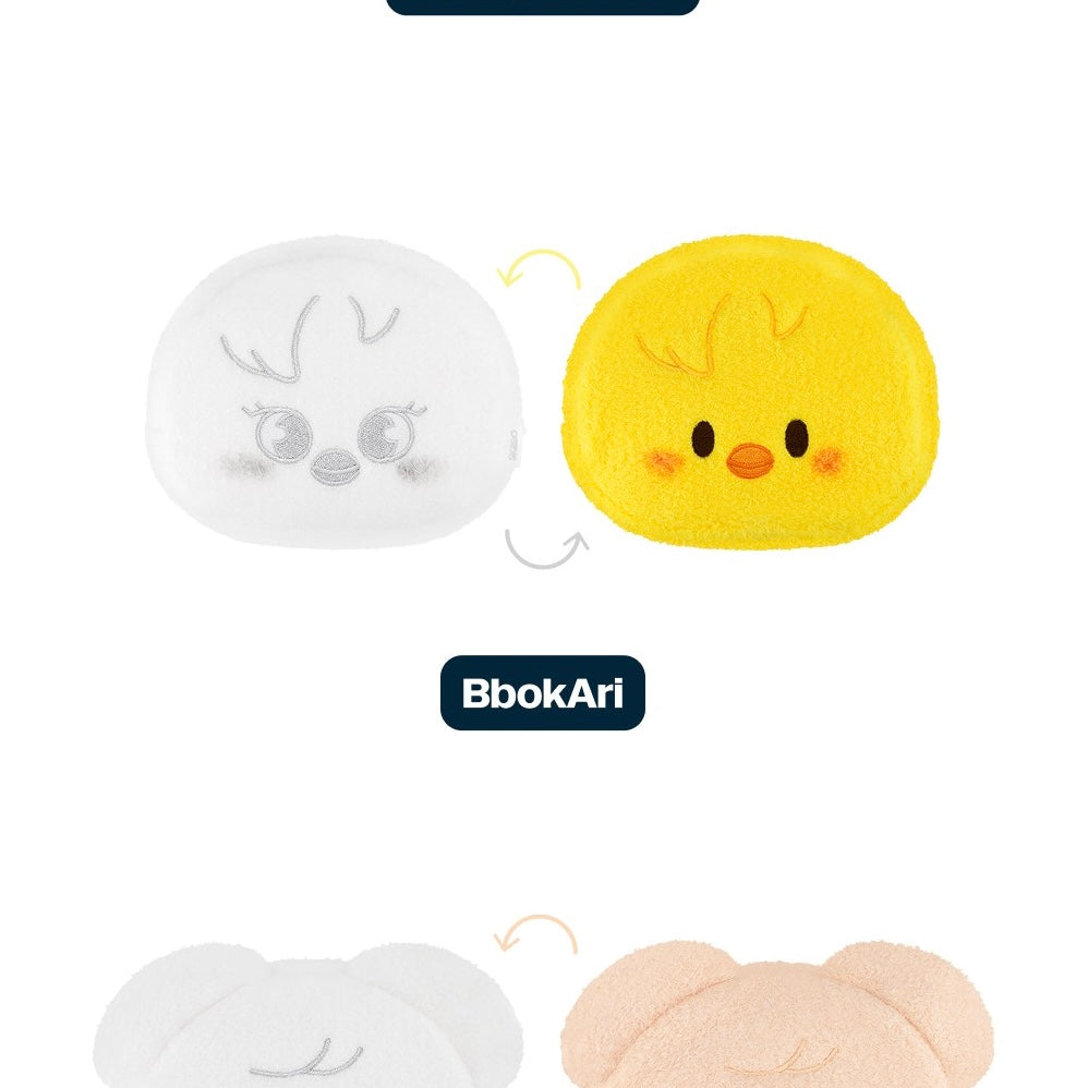 (PRE-ORDER) STRAY KIDS - DOMINATE : CELEBRATE POP-UP STORE MD - SKZOO REVERSIBLE FACE POUCH (8 VERSIONS) - LightUpK