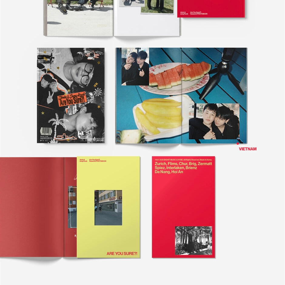 JIMIN X JUNG KOOK - [ARE YOU SURE?! SEASON 2] (PHOTOBOOK)