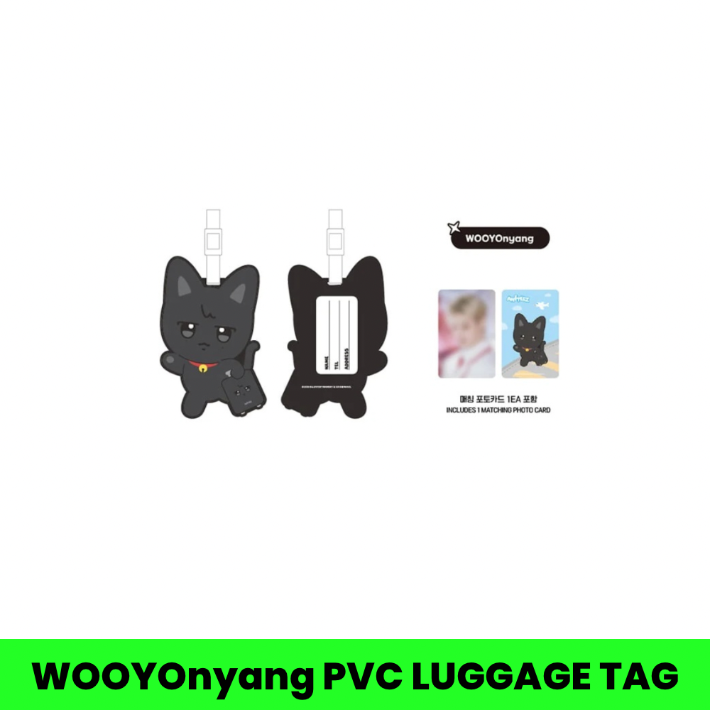 (PRÉCOMMANDE) ATEEZ - ANITEEZ IN THE CALLING - ÉTIQUETTE DE BAGAGE PVC (8 VERSIONS)