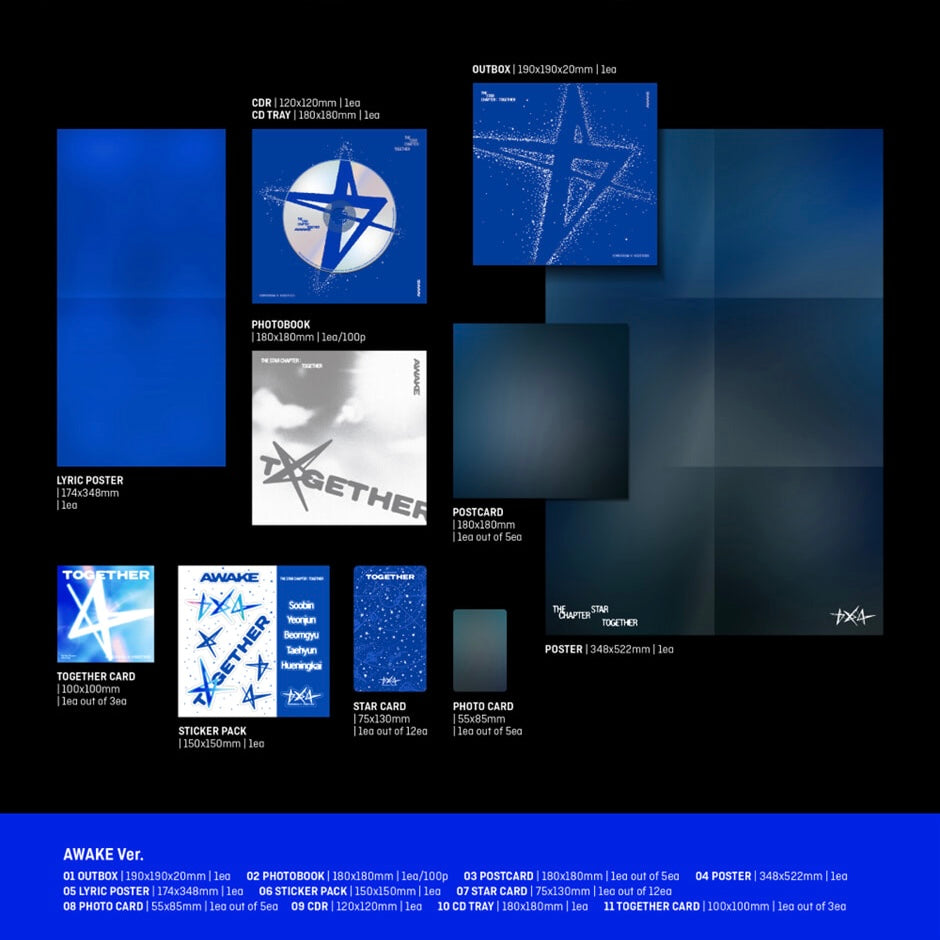 TOMORROW X TOGETHER (TXT) - THE STAR CHAPTER: TOGETHER (3 VERSIONS) - LightUpK