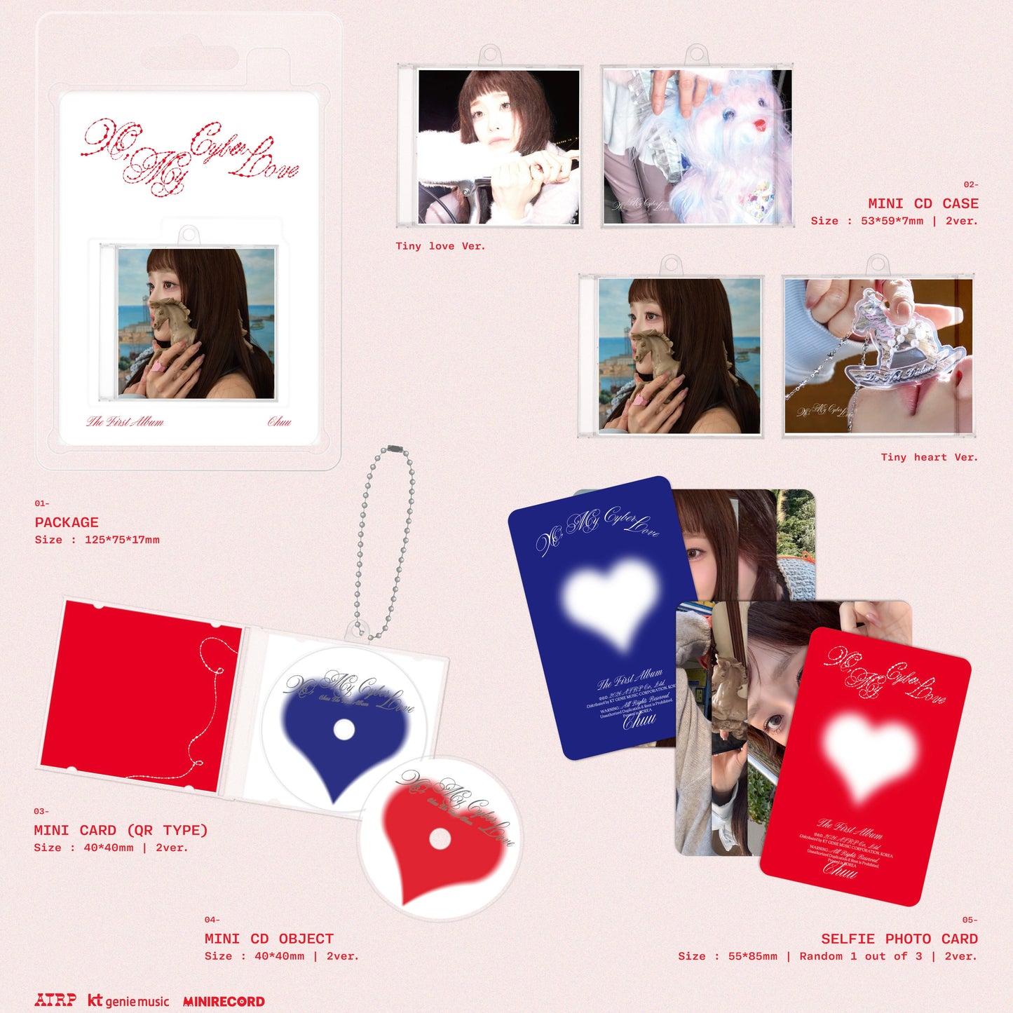 (PRE-ORDER) CHUU - THE FIRST ALBUM [XO, MY CYBERLOVE] PLATFORM VER. (2 VERSIONS) RANDOM