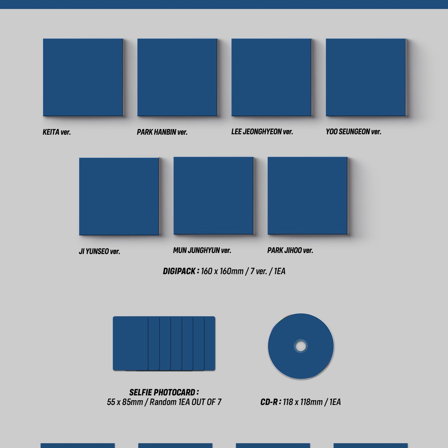 EVNNE - 5TH MINI ALBUM [LOVE ANECDOTE(S)] DIGIPACK VER. (7 VERSIONS)