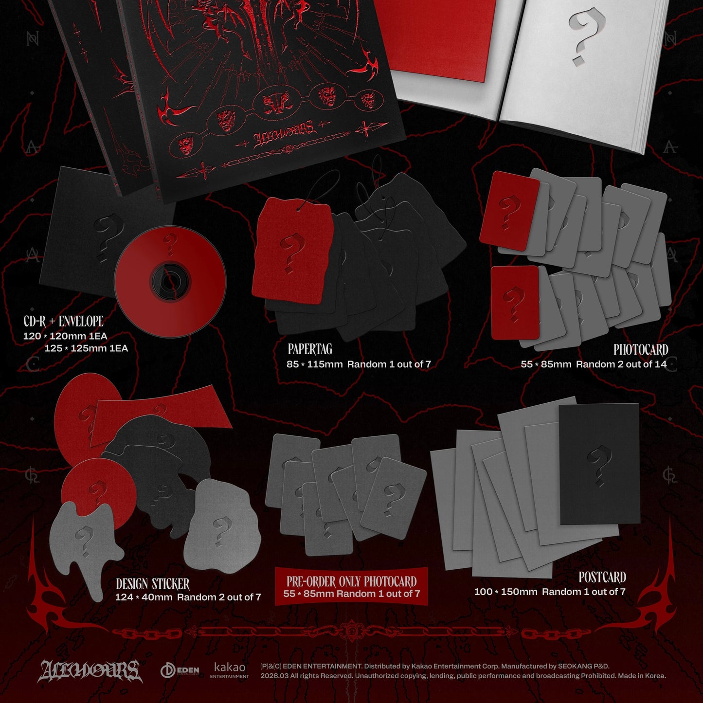 (PRE-ORDER) ALL(H)OURS - FIFTH MINI ALBUM [NO DOUBT] (2 VERSIONS) RANDOM - LightUpK