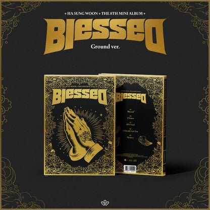 HA SUNG WOON - 8TH MINI ALBUM [BLESSED] (PHOTOBOOK) (2 VERSIONS)