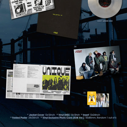 (PRE-ORDER) [HELLO82] [POP-UP EXCLUSIVE] P1HARMONY - UNIQUE (VINYL VER.) - LightUpK