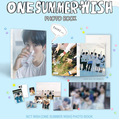 NCT WISH - 01 PHOTO BOOK / 2025 NCT WISH THE 1ST PHOTO EXHIBITION [ONE SUMMER WISH] OFFICIAL MD (6 VERSIONS) - LightUpK