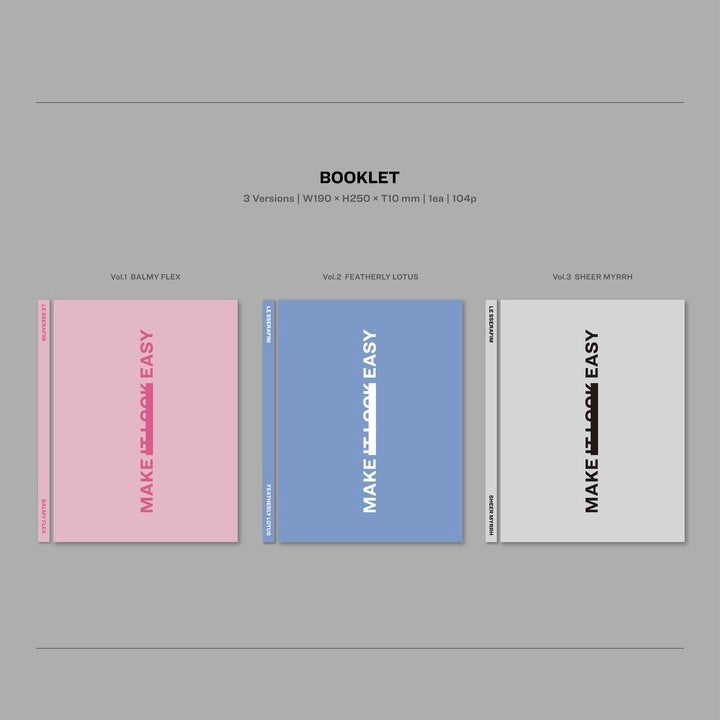 LE SSERAFIM - 3RD MINI ALBUM [EASY] (3 VERSIONS)