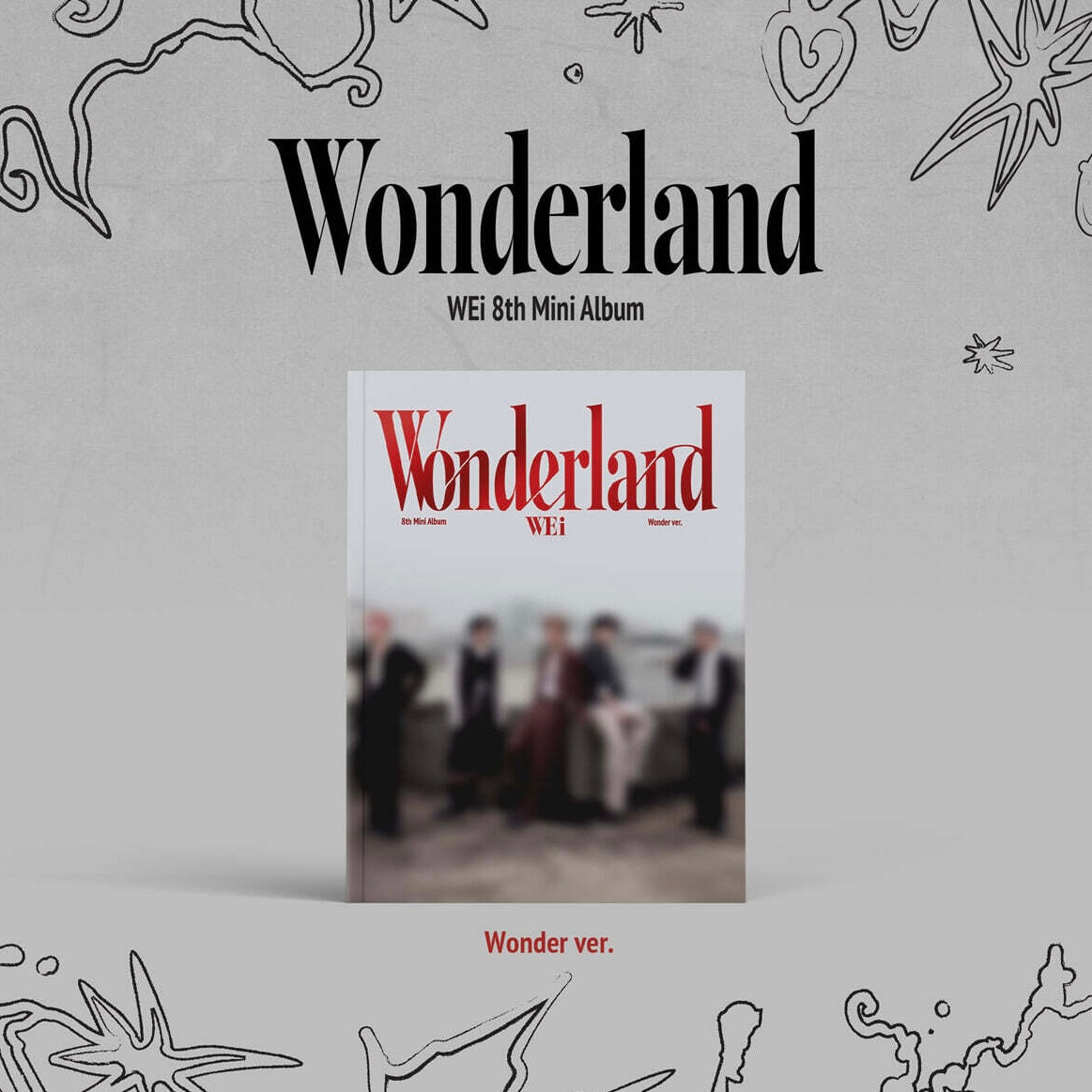 (PRE-ORDER) WEI - 8TH EP ALBUM [WONDERLAND] (2 VERSIONS) RANDOM - LightUpK