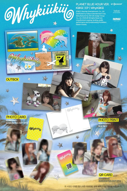 (PRE-ORDER) KIIIKIll - EP [WHYKIIIKIII] PLANET VER. (2 VERSIONS) RANDOM