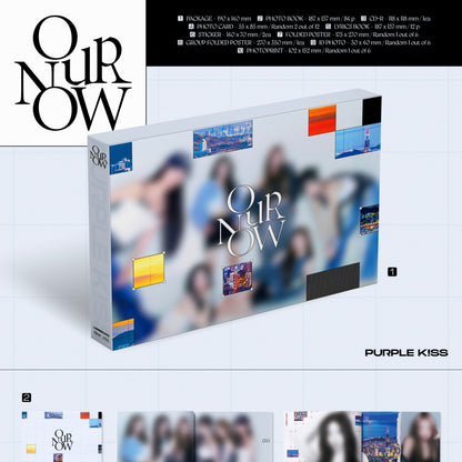(PRE-ORDER) PURPLE KISS - 1ST ENGLISH ALBUM [OUR NOW] - LightUpK
