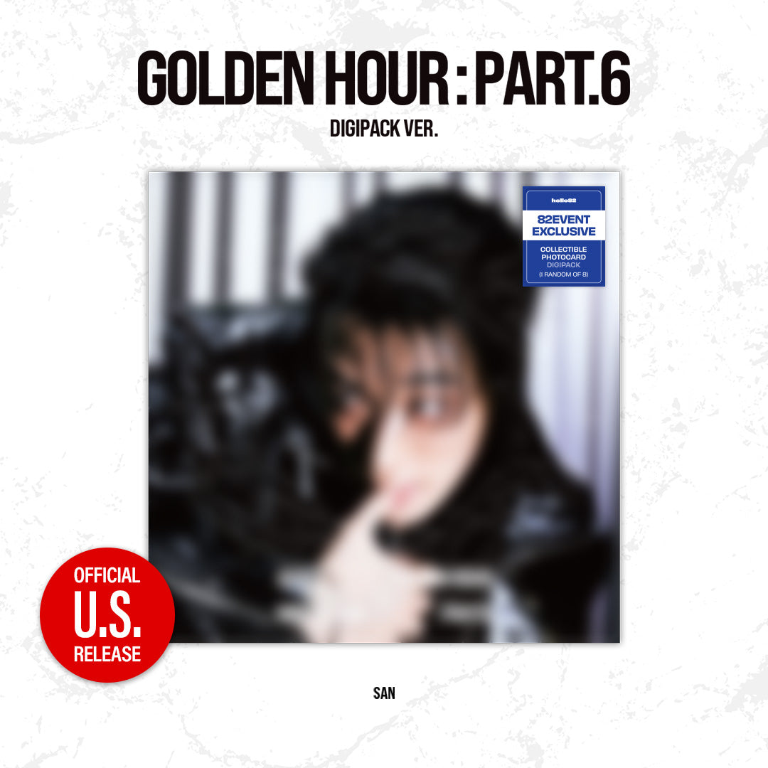 (PRE-ORDER) [hello82] [82EVENT EXCLUSIVE] ATEEZ - GOLDEN HOUR : PART.6 (DIGIPACK VER.) (8 VERSIONS) RANDOM
