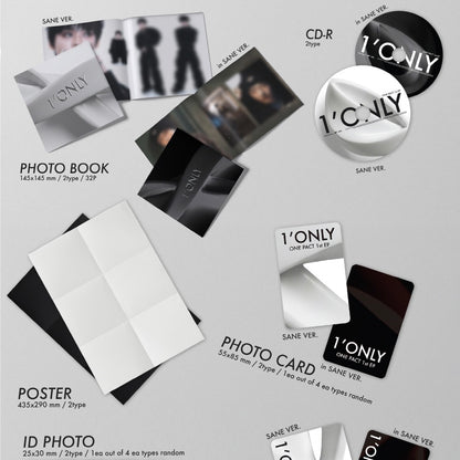 (PRE-ORDER) ONE PACT - 1ST EP [1'ONLY] (2 VERSIONS) RANDOM - LightUpK