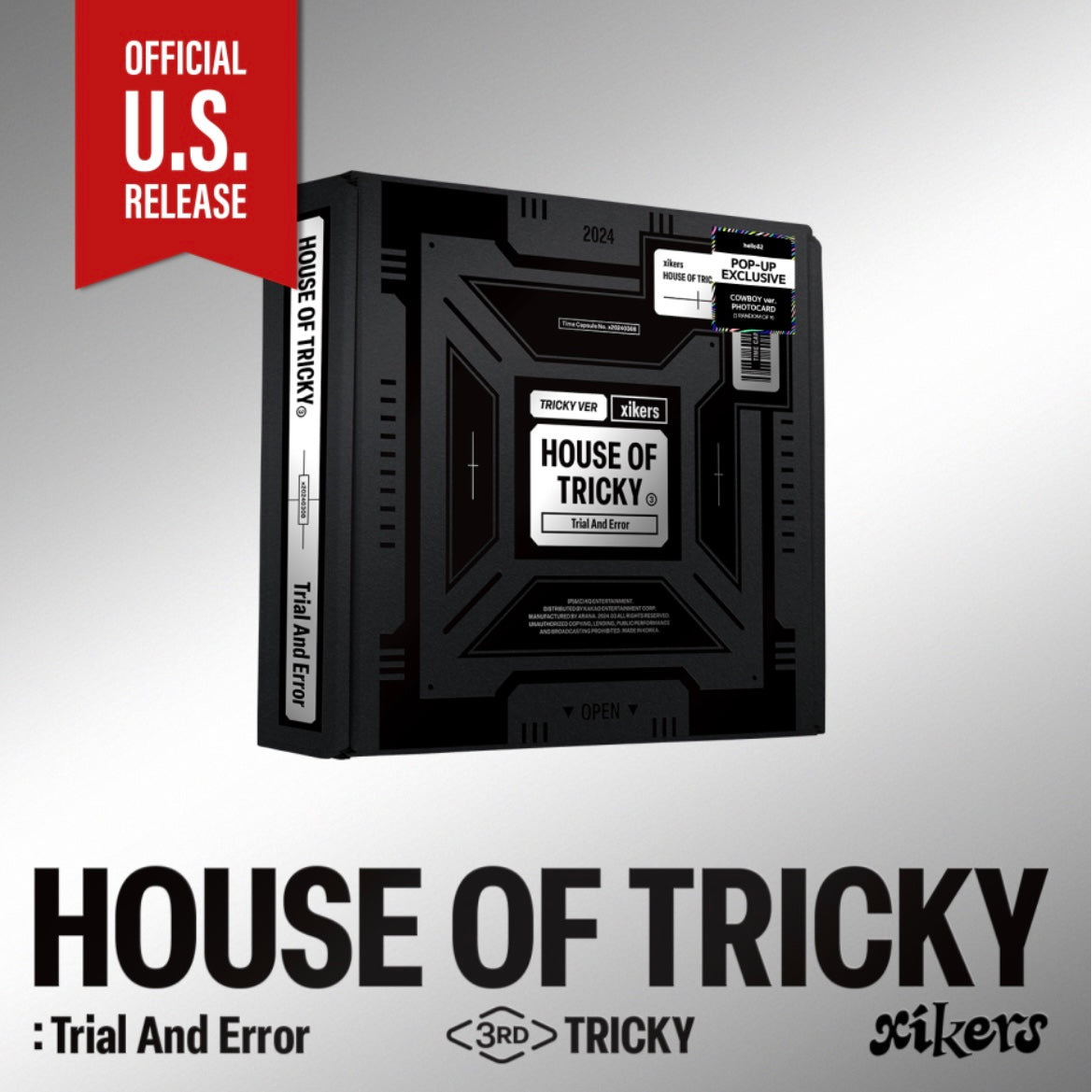 [HELLO82 POP UP EXCLUSIVE] XIKERS - HOUSE OF TRICKY : TRIAL AND ERROR (2 VERSIONS)